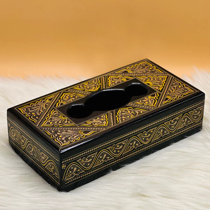 Lacquer Art Tissue Box