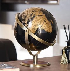 English Globe World Map Decor