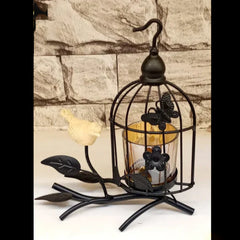 Birdcage Iron Candle Holder