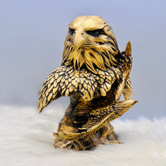 Majestic Hawk Statue