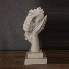 Silent Face Sculpture (Hear No Evil)