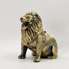 Idol Of Brass King Lion Ash Tray