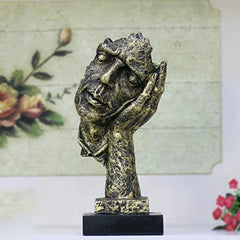 Silent Face Sculpture (Hear No Evil)