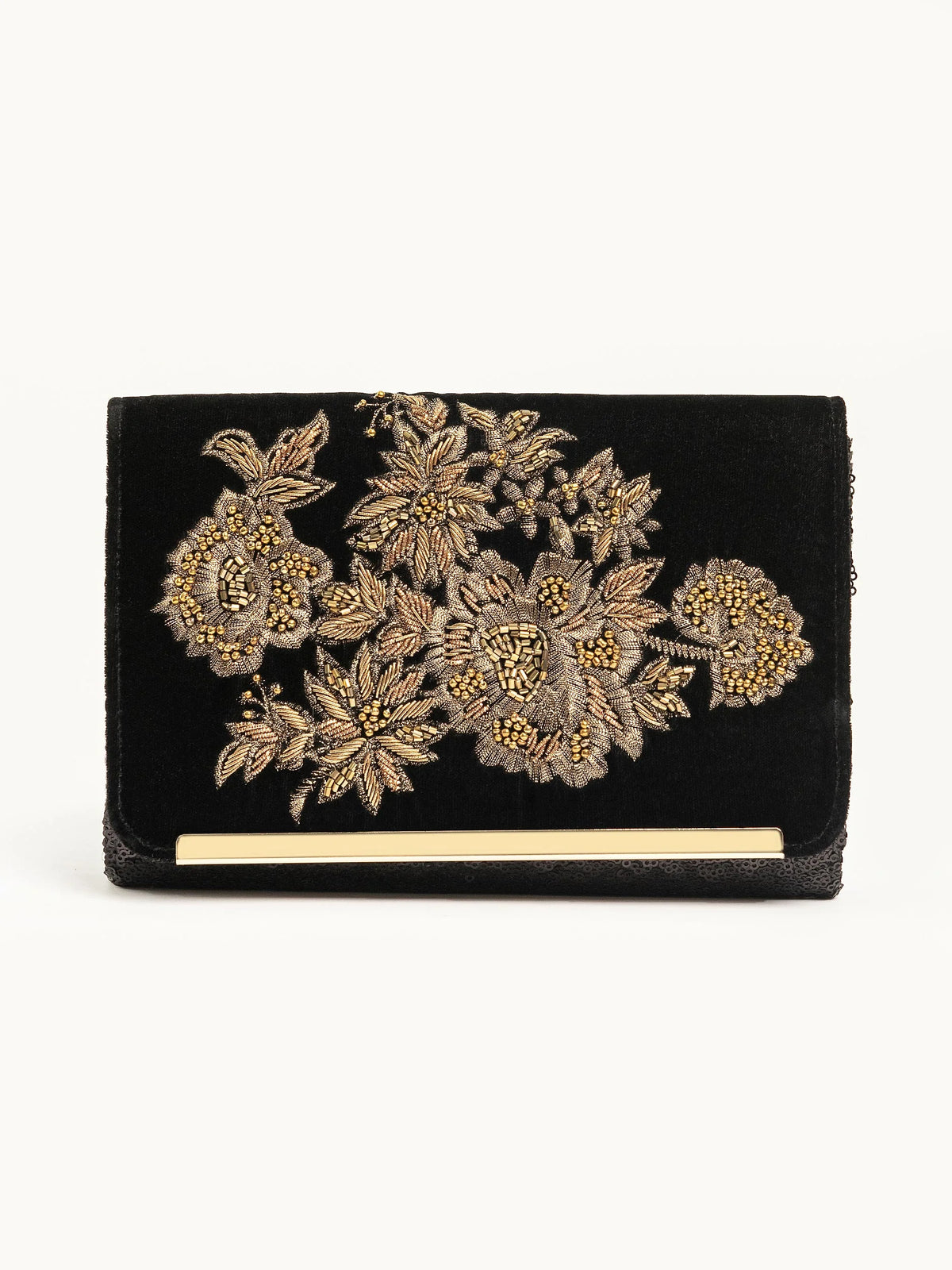 Embroidered Clutch