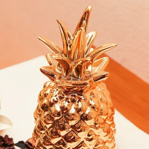 Gilded Pineapple Auric Showpiece