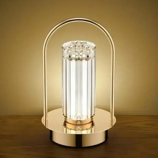 Golden Metal Table Touch Sensor Crystal Lamp