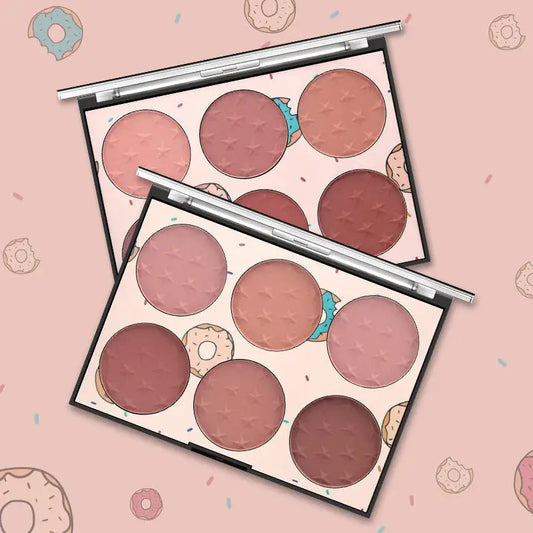 6 Color Miss Rose Blush Palette