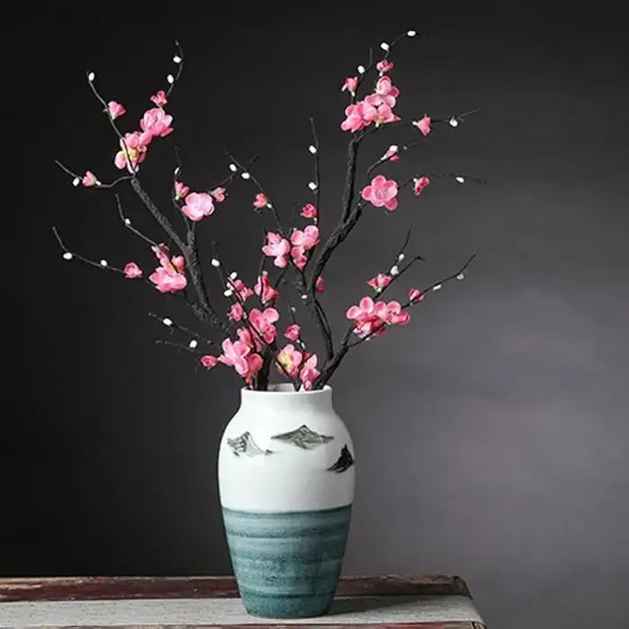 Hand-Painted Vases For Living Room Decor (3 Pcs)