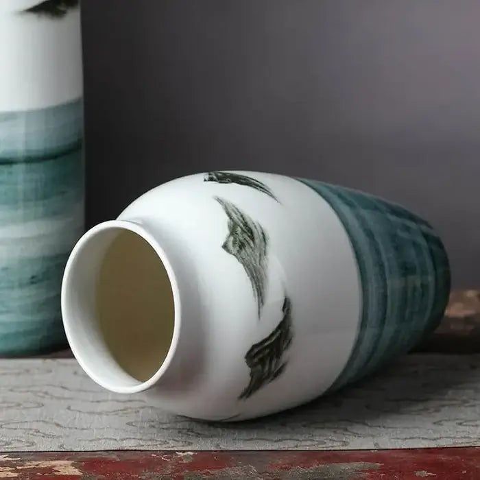 Hand-Painted Vases For Living Room Decor (3 Pcs)