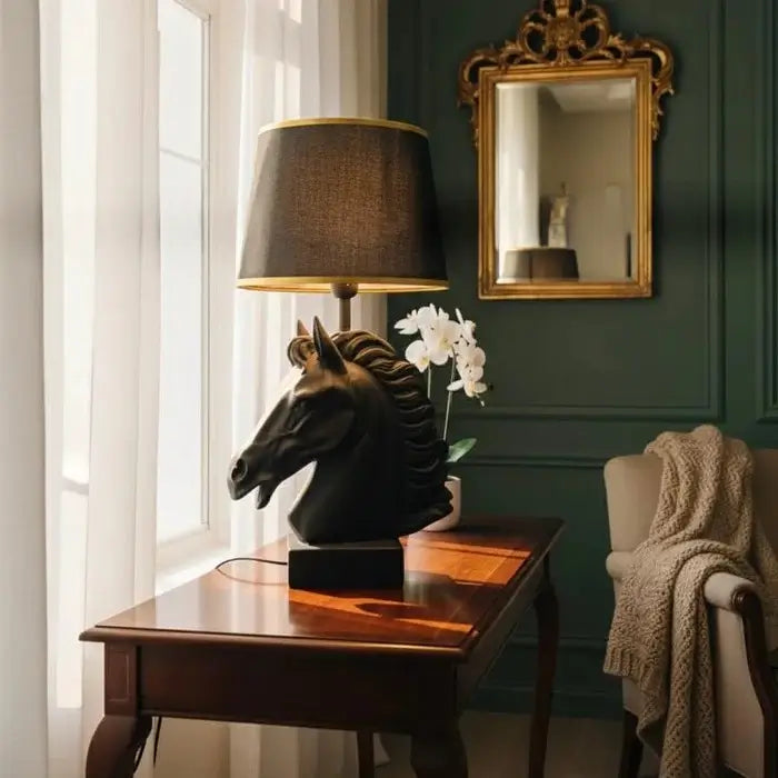 Royal Horse Figurine Imported Table Lamp (1 Pc)