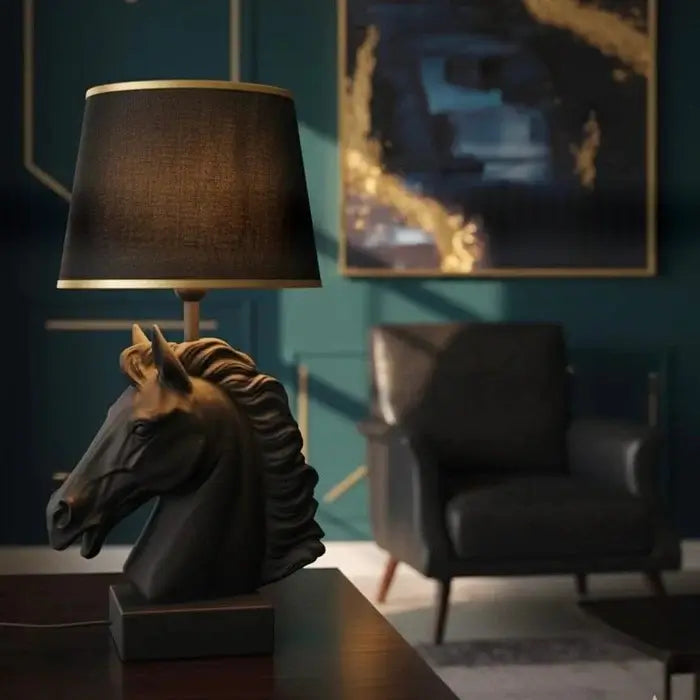 Royal Horse Figurine Imported Table Lamp (1 Pc)