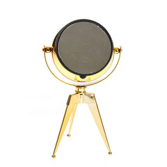 Golden Tripod Clock 20 CM