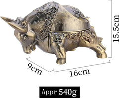 Metallic Big Bull Ashtray