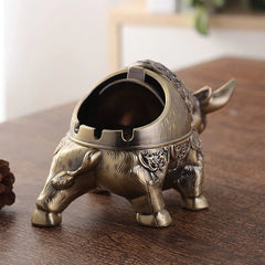 Metallic Big Bull Ashtray