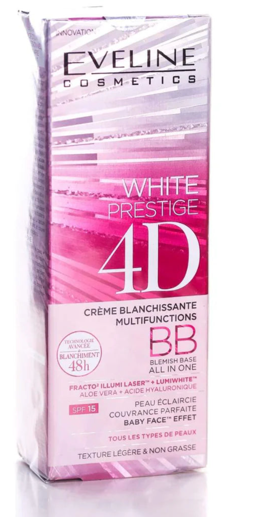 EVELINE WHITE PRESTIGE BB CREAM 4D 50 ML