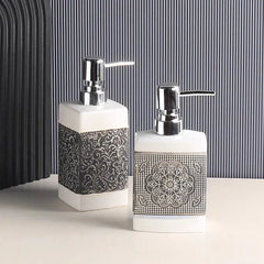 Ceramic White Bathroom Set (4 Pcs)