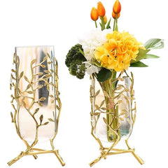 Light Luxury Glass Vase (Set Of 2)