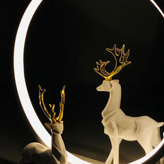 Deer Ring Table Lamp