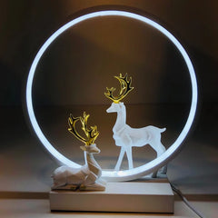 Deer Ring Table Lamp