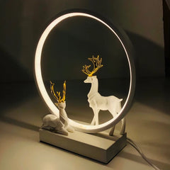 Deer Ring Table Lamp