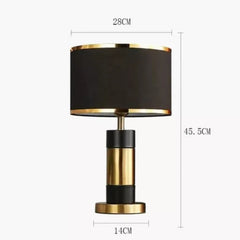 Luxury Black Table Lamp