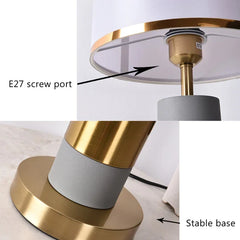 Luxury Black Table Lamp