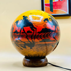 Desert Scene Moon Lamp