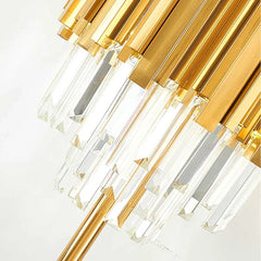 Golden & Crystal Bars Table Lamp