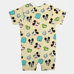 INFANT BOYS COTTON ROMPER CHARACTER - YELLOW Z686430571