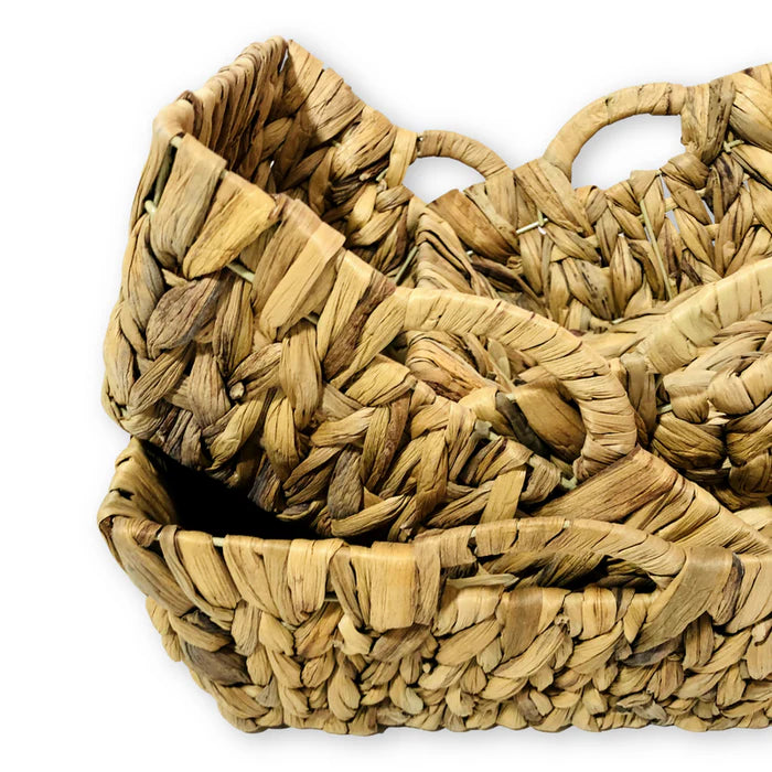 Jute Square Baskets (Set Of 3)
