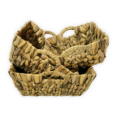 Jute Square Baskets (Set Of 3)