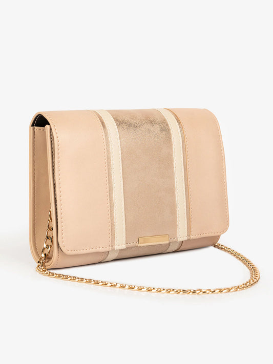 Two-Toned Shimmer Clutch