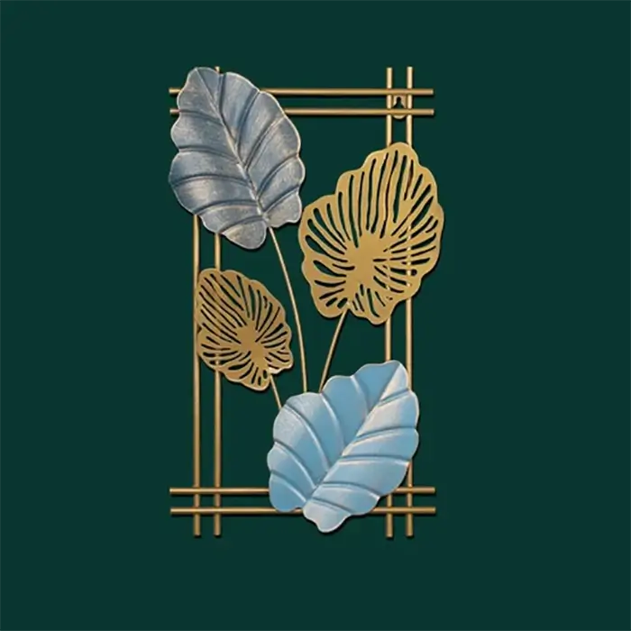 Leafy Metal Wall Hanging