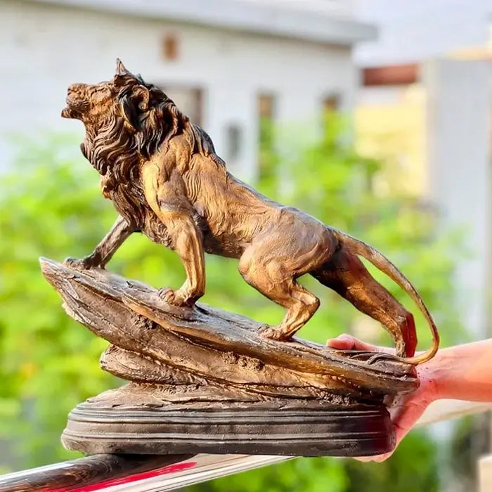 Bronze Lion Statue