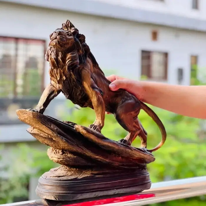 Bronze Lion Statue
