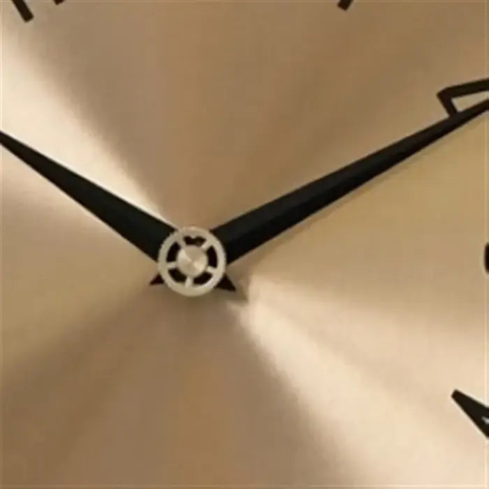 Luxe Metal Wall Clock For Living Room