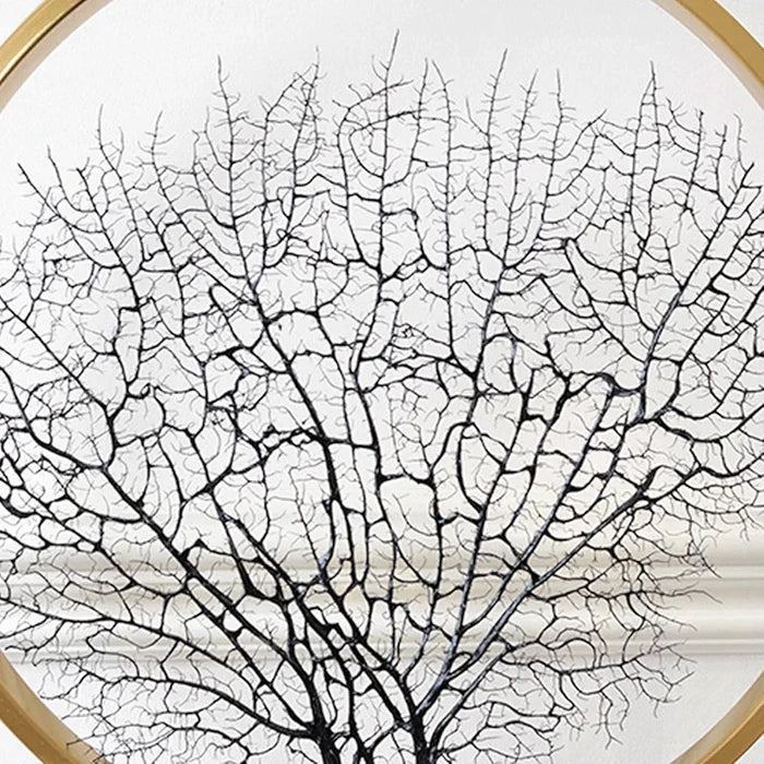Metal Coral Tree Ornament