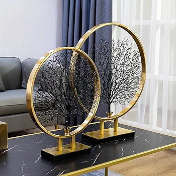 Metal Coral Tree Ornament