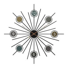 Home Metal Clock Wall Decor