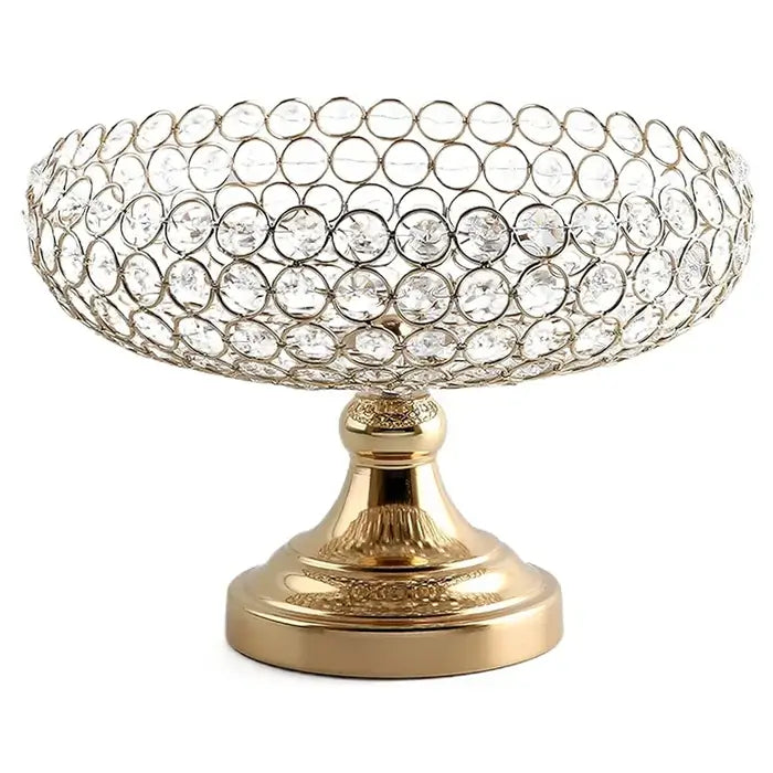 Metal Crystal Storage Bowl