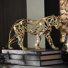 Modern Desktop Lion Figurine Ornament