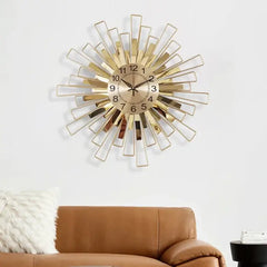 Modern Fashion Metal Iron Wall Clock