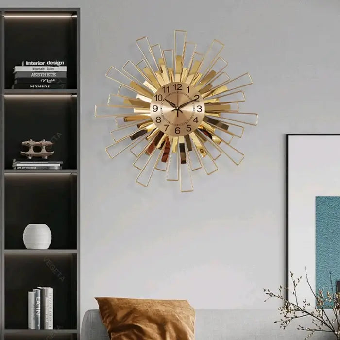 Modern Fashion Metal Iron Wall Clock