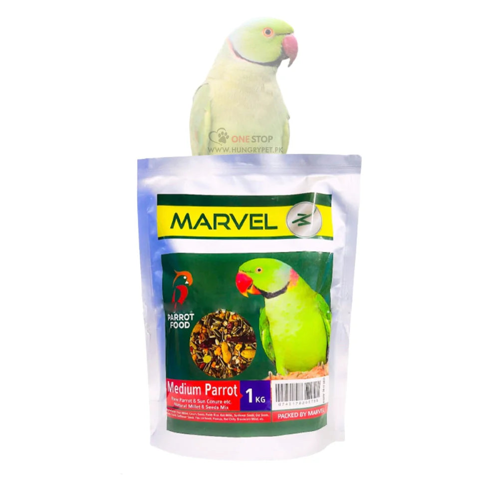 MARVEL PARROT FOOD MEDIUM 1KG