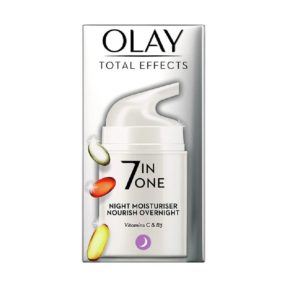 OLAY TOTAL EFFECTS NIGHT MOISTURISER CREAM 50 ML