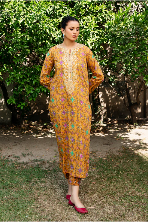 2 Piece - Embroidered Lawn Suit P1116