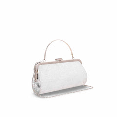 Silver Fancy Clutch