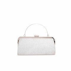 Silver Fancy Clutch