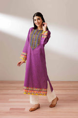 Printed Embroidered Shirt - PS25-200