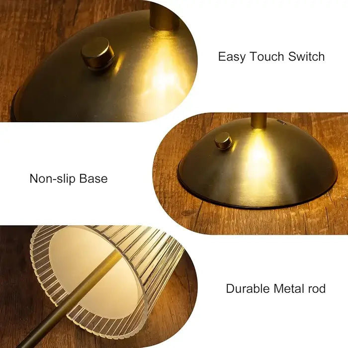 Portable LED Cordless Table Lamp With Touch Sensor